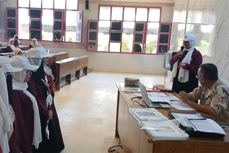 بالصور | مناقشة أبحاث طالبات دورة التربية الوطنية رقم (7)