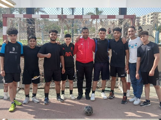 المعهد المصري العالي للسياحة والفنادق يفوز على أكاديمية القاهرة الجديدة في لقاء الصداقة لكرة اليد