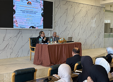 📸 توثيق فعاليات ندوة الصالون الثقافي لقسم الصحافة – العام الجامعي 2025/2026