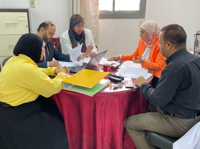 الاجتماع الأول لوحدة ضمان الجودة بالمعهد العالي لتكنولوجيا البصريات للعام الدراسي 2025/2026