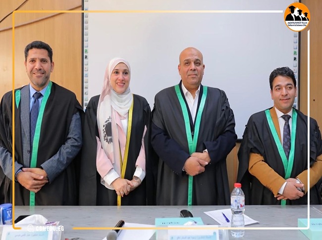 تتقدم مدينة الثقافة والعلوم بخالص التهاني للباحثة الدكتورة/ حنان مجدي محمود العجواني