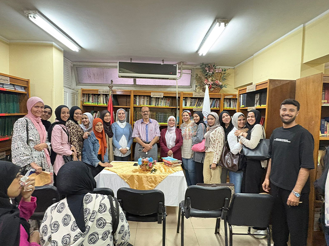 ورشة عمل بمكتبة المعهد المصري العالي للسياحة والفنادق حول دور المكتبة في دعم التعليم والبحث العلمي