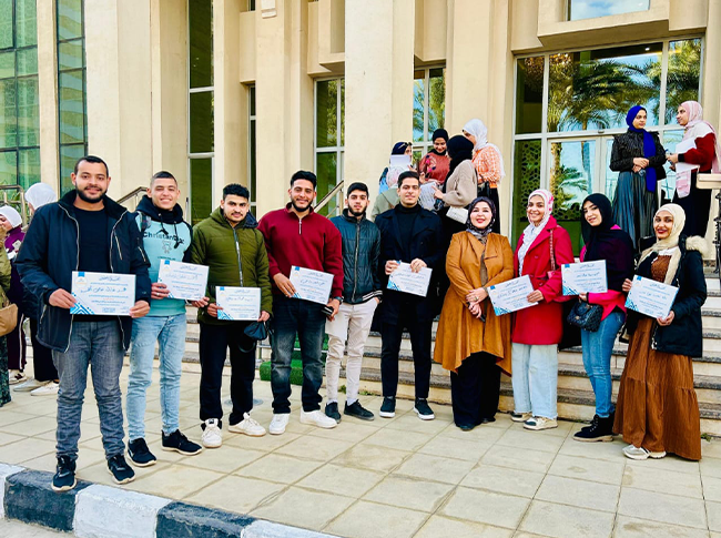 طلاب المعهد المصري العالي للسياحة والفنادق يشاركون في النسخة الأولى من برنامج «ركائز الوعي» بمرصد الأزهر لمكافحة التطرف