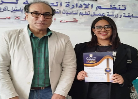   يشارك المعهد في ورشة فن التصوير الزيتي