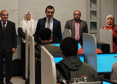 تطبيق منظومة الاختبارات الإلكترونية