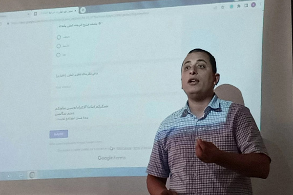  ورش عمل للطلاب للتعريف باستبيان تقييم الرضا الطلابي عن المقررات الدراسية