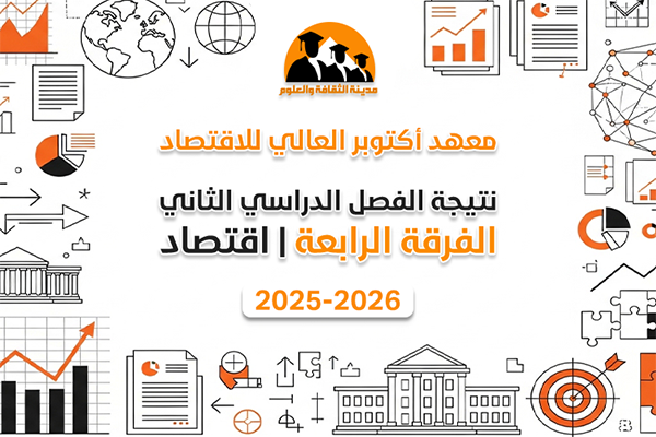 الفصل الدراسي الثاني | الفرقة الرابعة | اقتصاد