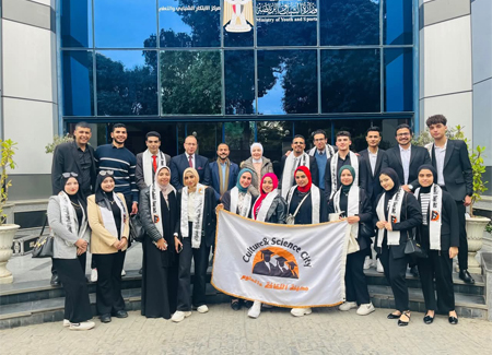 شارك وفد من طلاب المعهد العالى للهندسة فى الصالون الثقافى بوزارة الشباب والرياضه