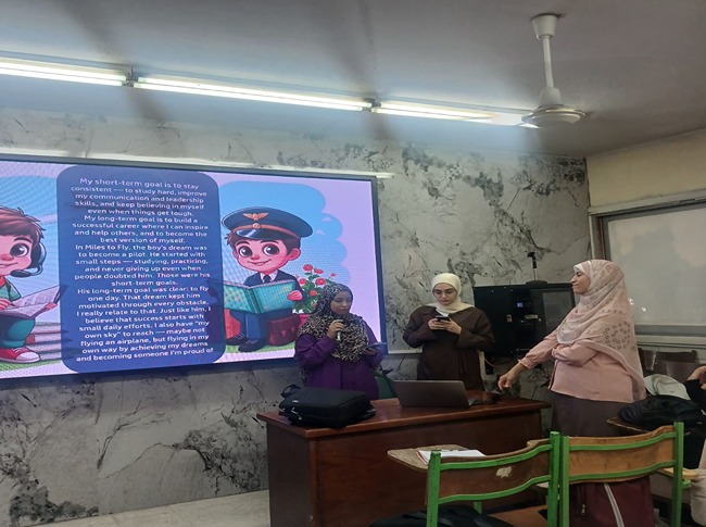 إشراك طلاب المعهد العالي للغات – مصر الجديدة في الأنشطة الأكاديمية والتحفيزية