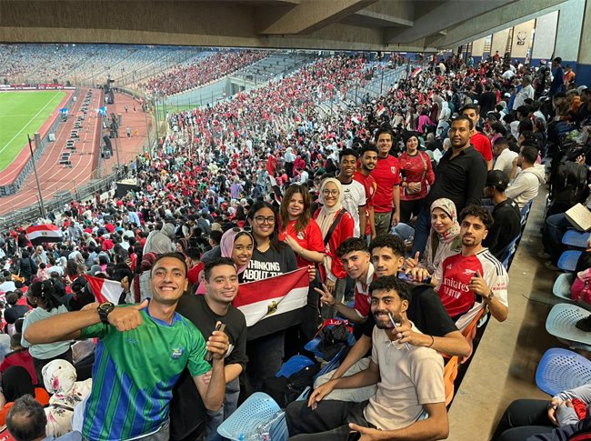 وفد من مدينة الثقافة والعلوم يشارك في احتفالية صعود منتخب مصر لكأس العالم 2026 باستاد القاهرة