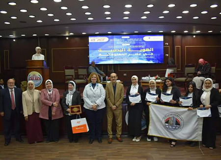 مسابقة جامعة السادات والحصول على المركز الأول 2024 