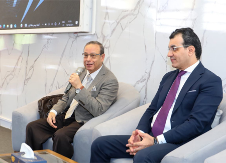 جانب من فعاليات ورشة الإرشاد الأكاديمي بحضور أ.د/ عبد المسيح سمعان