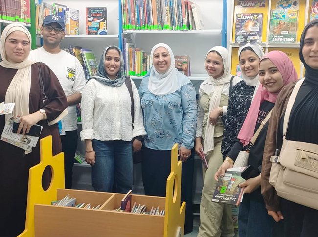 زيارة علمية لطلاب قسم اللغة الفرنسية بالمعهد العالي للغات إلى المعهد الفرنسي بمصر