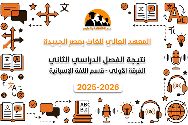 الفصل الدراسي الثاني | الفرقة الأولى | لغة اسبانية | 2025-2026