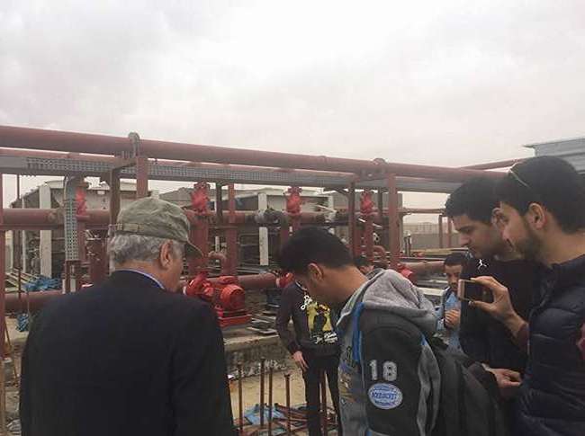 ميجا مول يستقبل طلاب هندسة ميكاترونيات ثقافة وعلوم . 