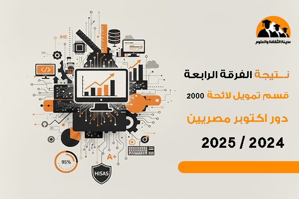 نتيجة الفرقة الرابعة قسم تمويل لائحة 2000 دور اكتوبر مصريين 2024 / 2025