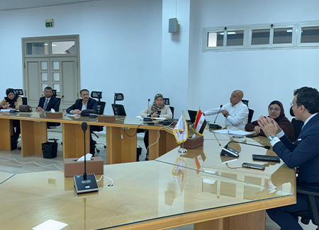 فعاليات اجتماع مركز الجودة بالمعهد العالي للغات