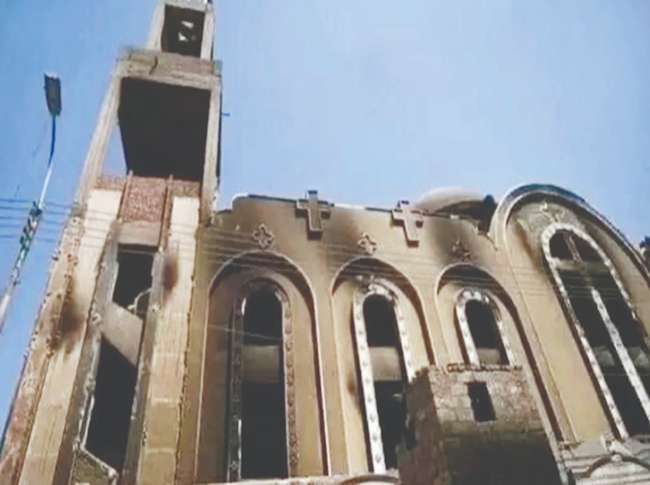 ضحايا حـادث حـريـق كـنيسة أبو سيفـين