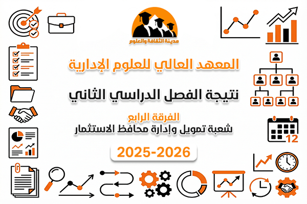 الفصل الدراسي الثاني | الفرقة الرابعة | تمويل