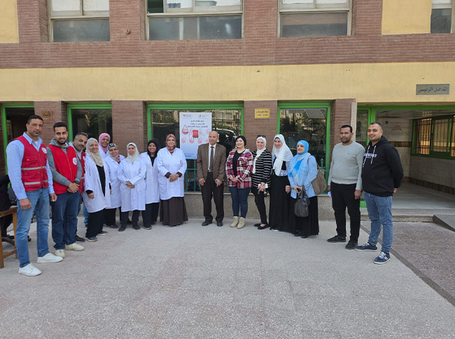 معاهد شيراتون تنظم مبادرة للتبرع بالدم بالتعاون مع بنك الدم المركزي للهلال الأحمر المصري