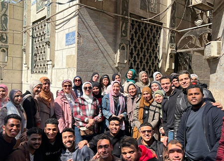 زيارة إلى إحدى دور رعاية المسنين بميدان الخلفاوي