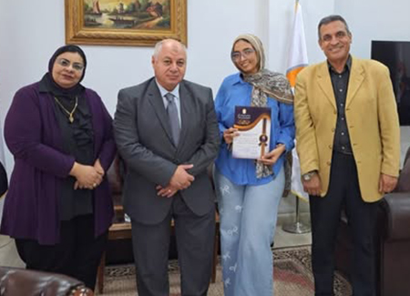 المشاركة  في ورشة التصوير الزيتي بوزارة التعليم العالي 