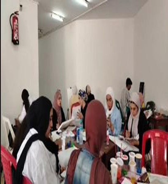 إبداع طالبات مدينة الثقافة والعلوم في ورشة تعليم أساسيات التصوير الزيتي