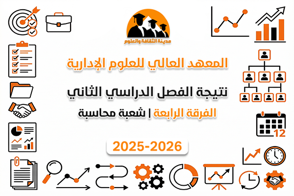 الفصل الدراسي الثاني | الفرقة الرابعة | محاسبة