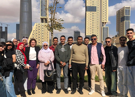 زيارة علمية مميزة للعاصمة الإدارية الجديدة 