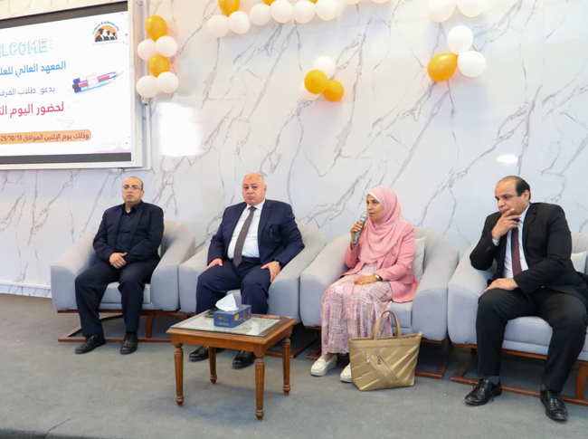 المعهد العالي للعلوم الإدارية ينظم اليوم التعريفي للطلاب الجدد